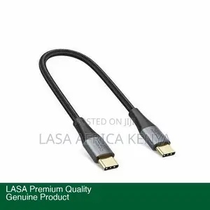 Lasa Usb-c To Usb-c 60w Pd Fast Charging Cable - 0.25m Grey