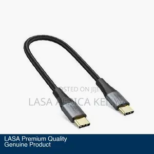 Lasa USB-C to USB-C 60w Pd Fast Charging Cable - 0.25m Grey