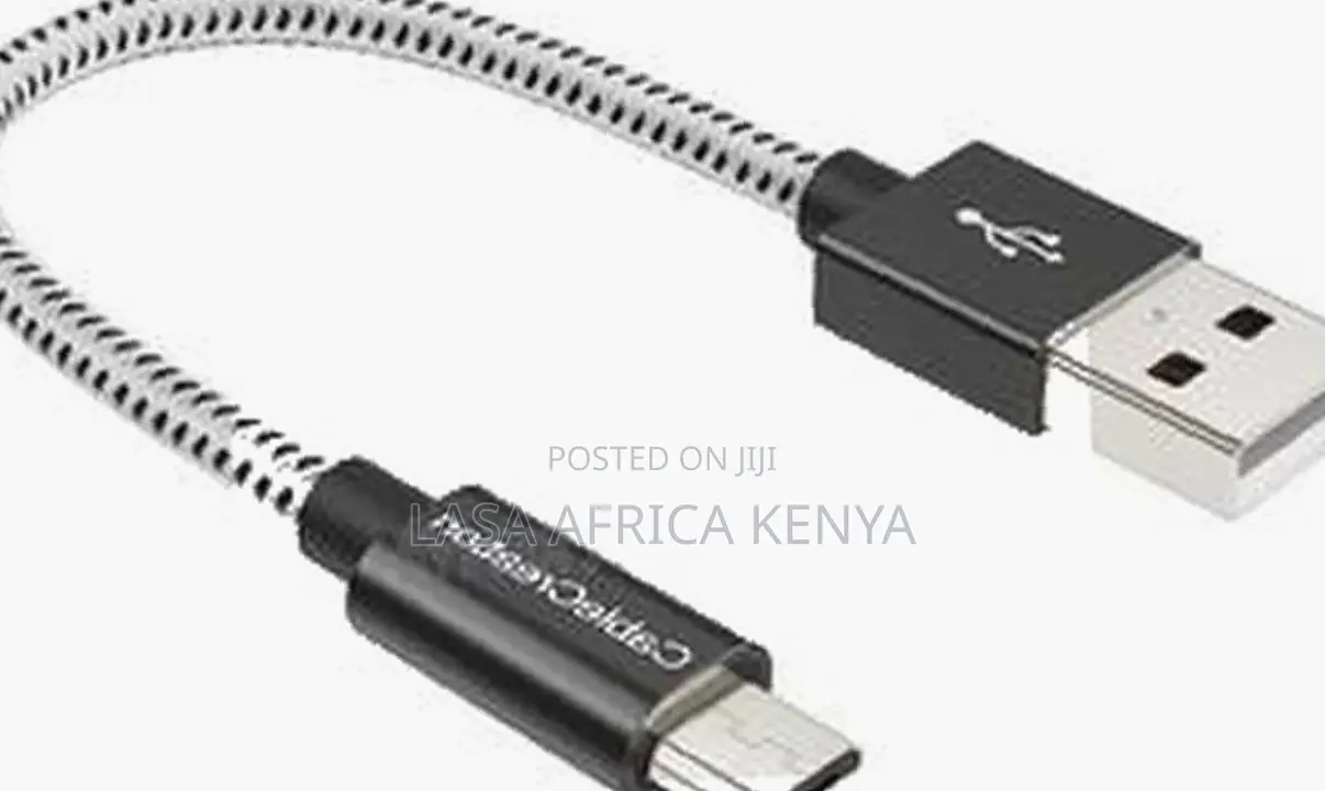 Lasa Micro Usb Cable 15cm - Fast Charging, 480mbps Data Sync, Black