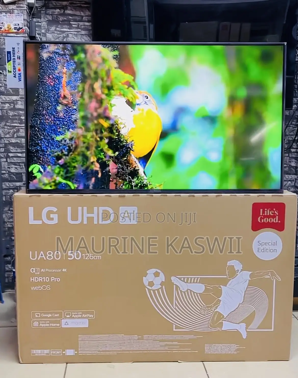 TCL 50”Ua80 Smart Tv