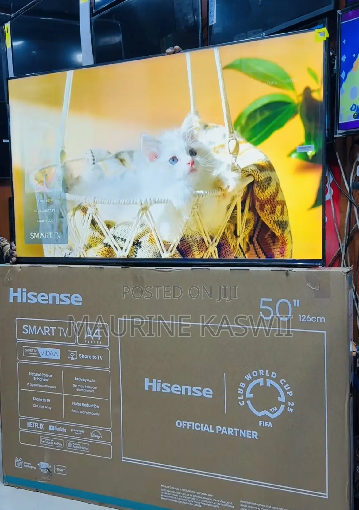 Hisense Smart 50” Vida 50 A4qken(New)