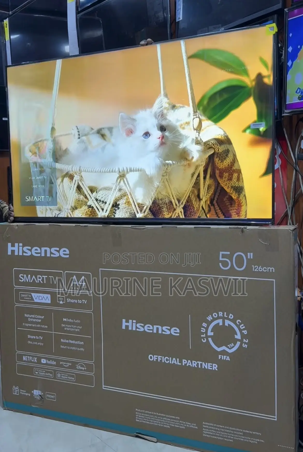 Hisense Smart 50” Vida 50 A4qken(New)