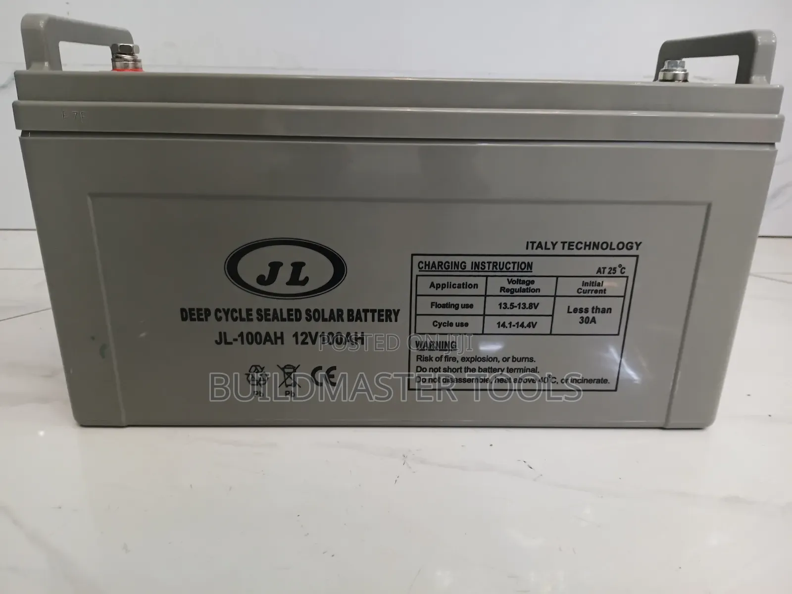 Jl-100ah 12v Deep Cycle Sealed Solar Battery