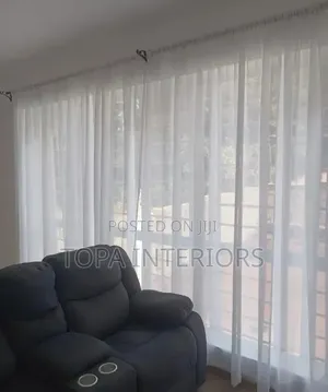 Made to Measure White Living Room Sheers for Sale in Nairobi Kenya