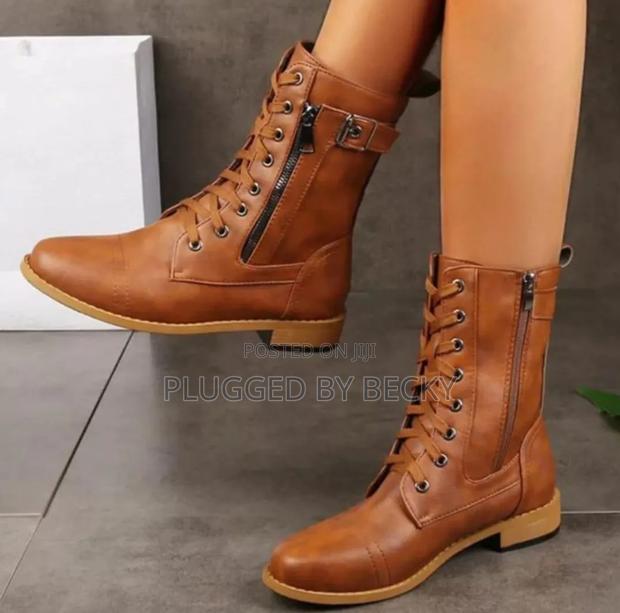Walker Boots,Brown Black