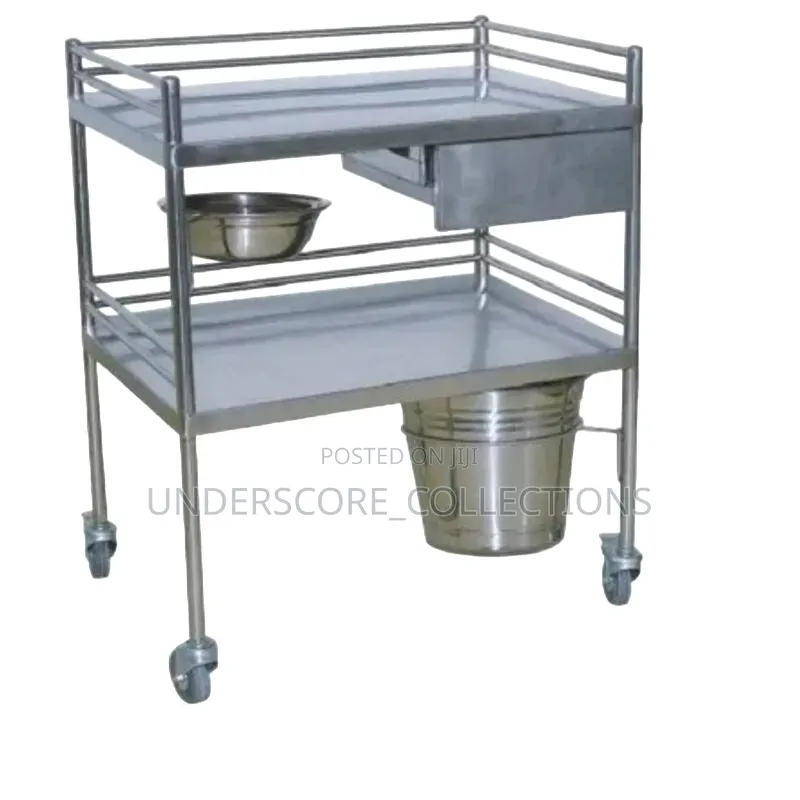 Stainless Steel Nursing Medical Trolley Cart