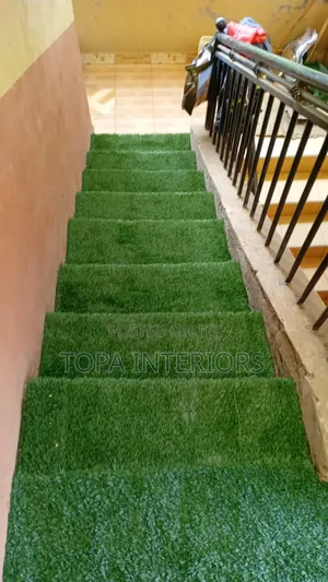 Luxurious Stairs Covering Fake Grass Turf Grass Carpets
