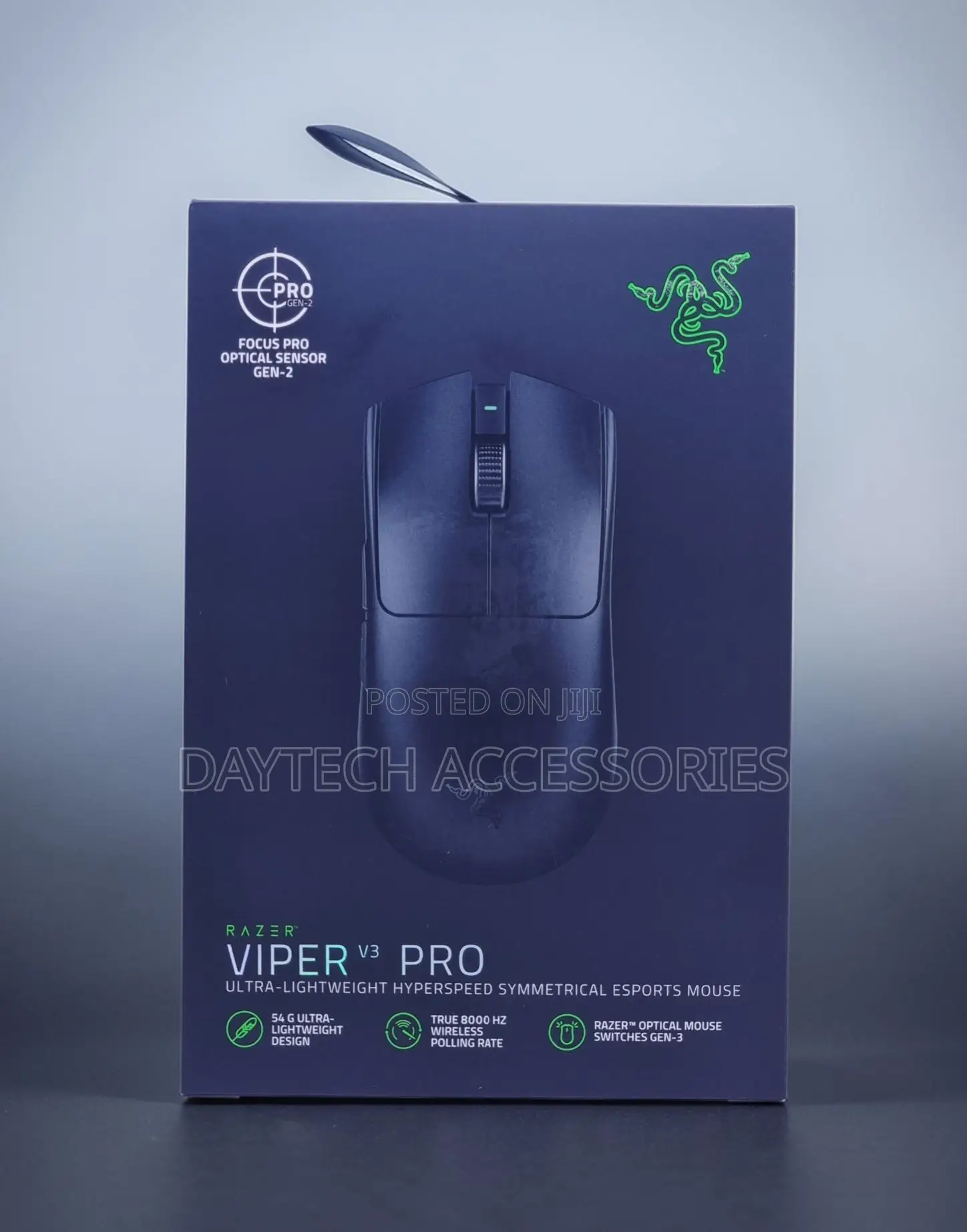 This Is a Black Razer Viper V3 Pro Wireless Gaming Mouse