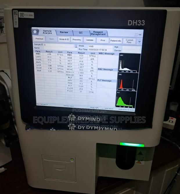 Dymind Dh33 3-Part Hematology Analyzer