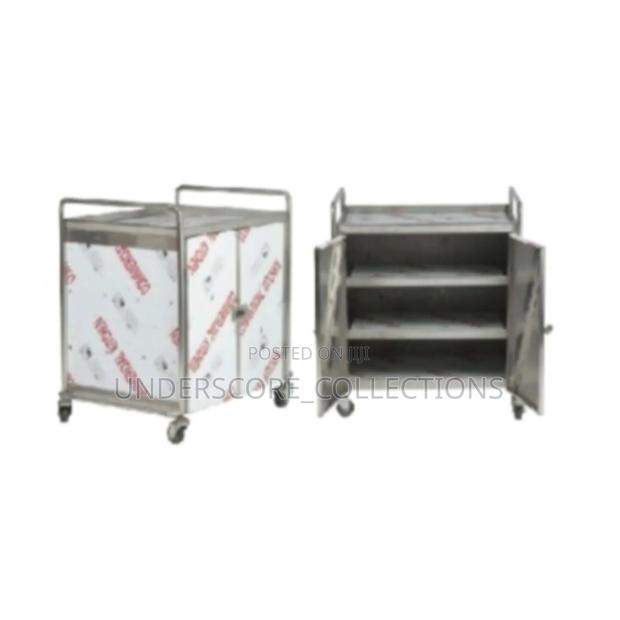 Stainless Steel Medical Linen or Transportation Trolley