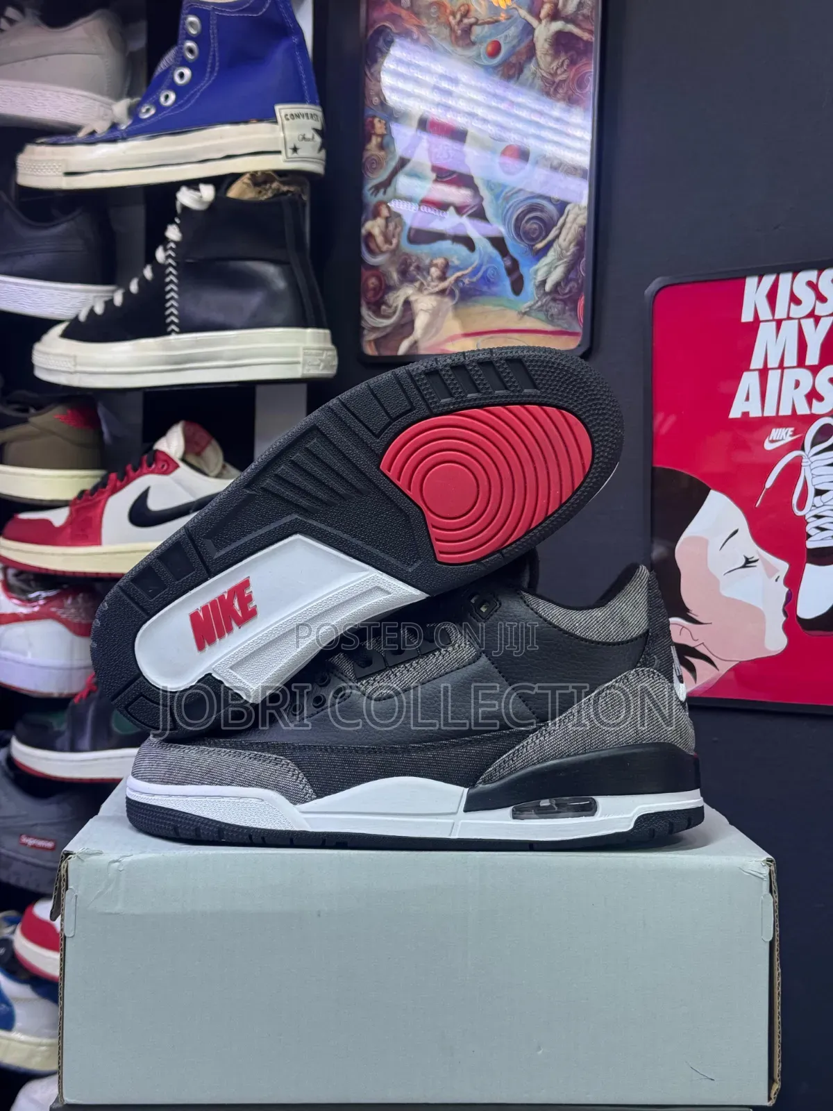 Air Jordan 3 Retro Levi's Indigo Sneakers
