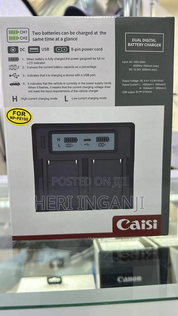Caisi Np -Z100 Dual Charger With LCD Display