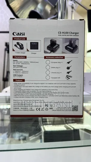 Caisi Np -Z100 Dual Charger With LCD Display