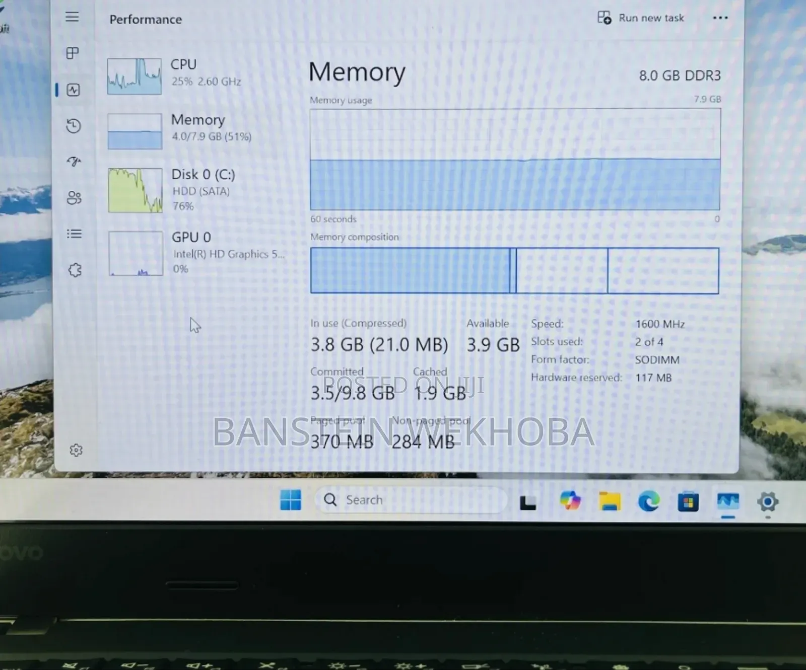 Laptop Lenovo ThinkPad X240 8GB Intel Core i5 HDD+SSD 500GB