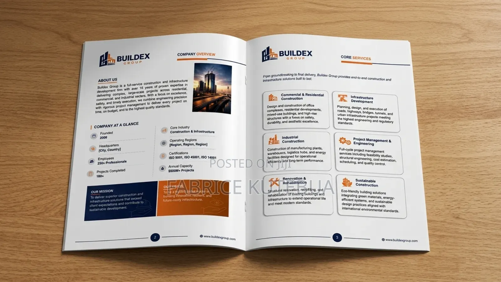 Professional Capability Statement Design