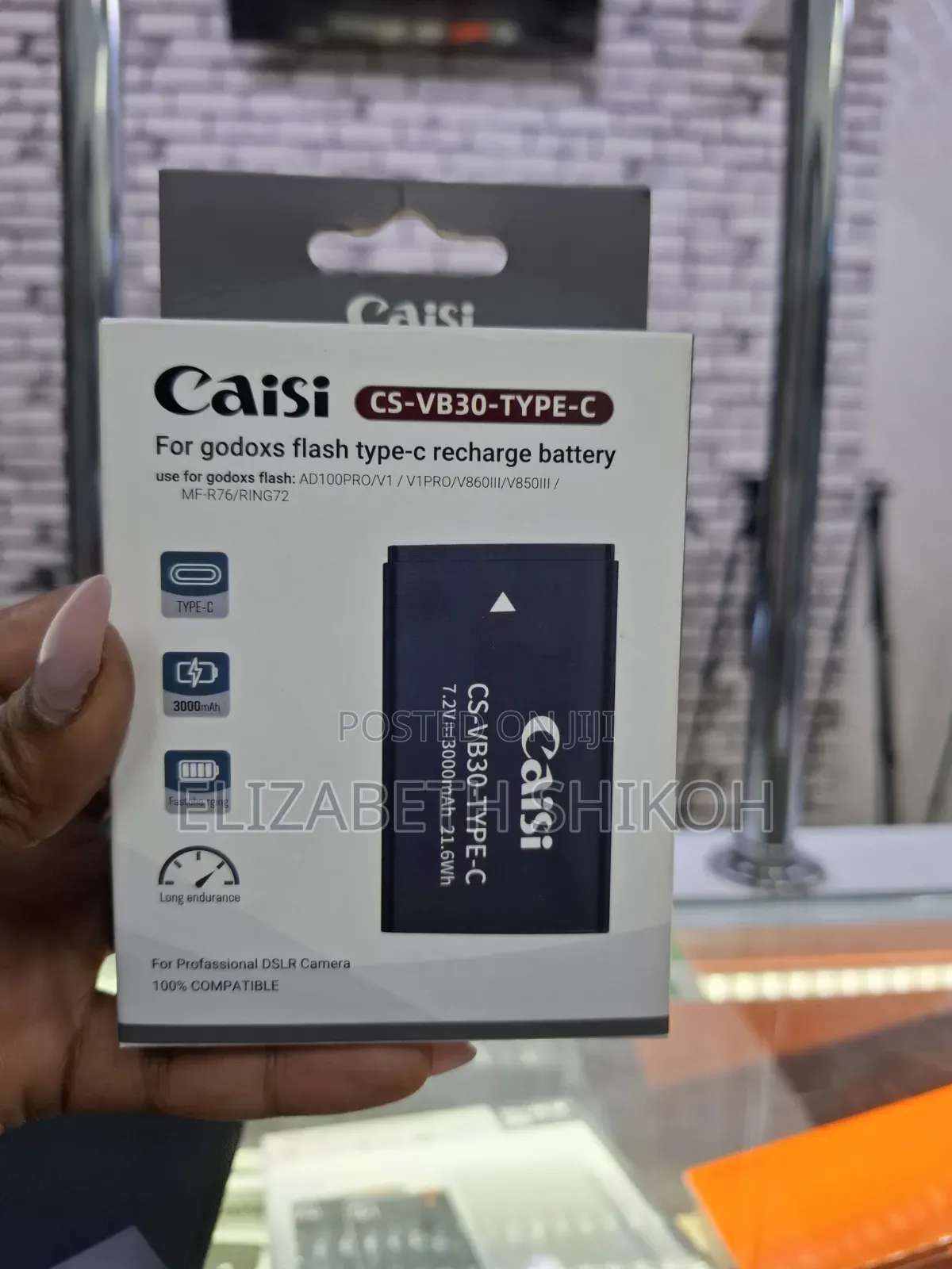Caisi Vb30 Type-C Lithium Battery for Ad100pro, V1, V1pro, V860iii