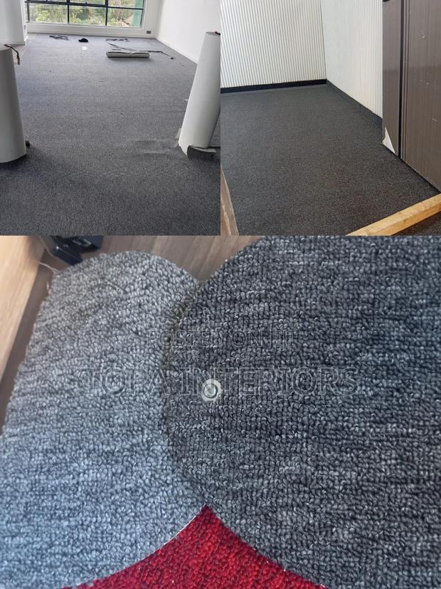 Grey Wall to Wall Carpets for Office and Church Flooring