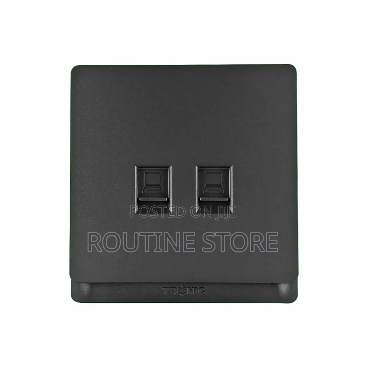 Tronic Ethernet Dual Faceplate Complete With Module