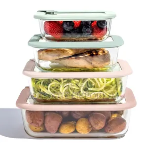 Signature 4 PCS Glass Container Set
