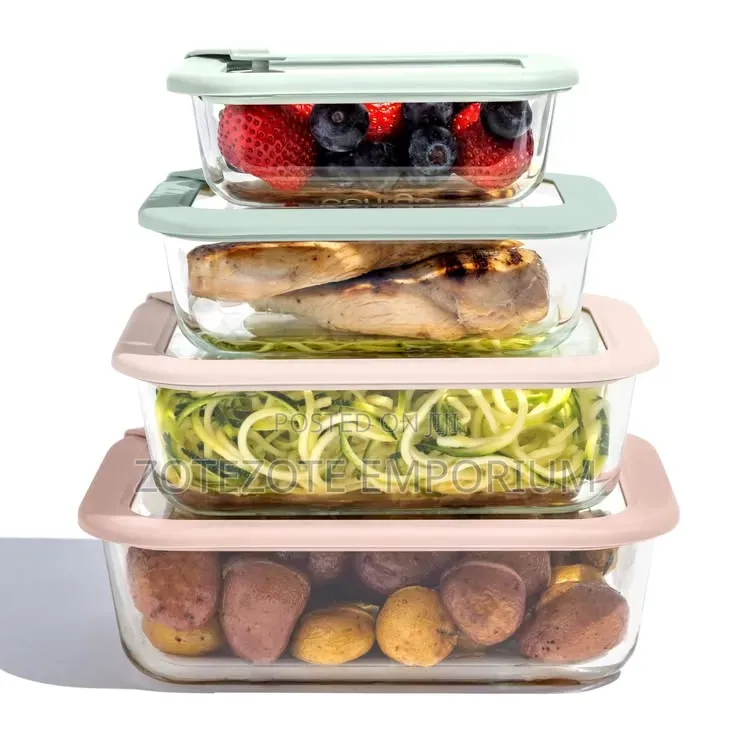 Signature 4 PCS Glass Container Set