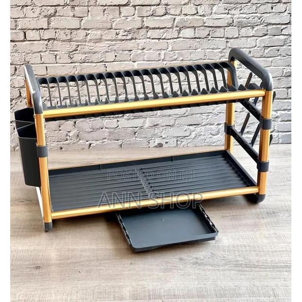 2 Layer Gold Dishrack