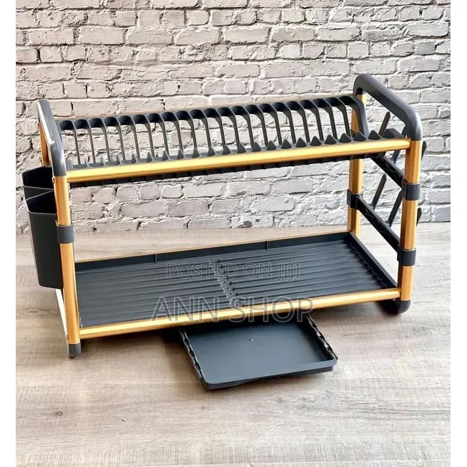 2 Layer Gold Dishrack