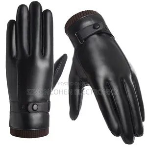 Free Size Warm Thermal Winter Gloves Soft Warm Leather