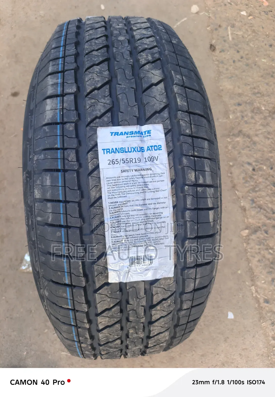265/55r19 Transmate