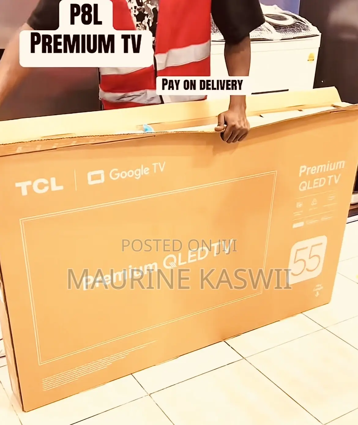 TCL Premium Qled 55” P8l Google Tv