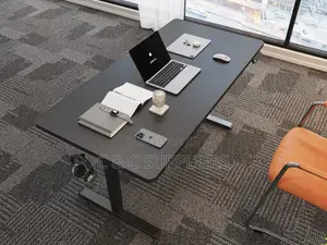 Black Electric Standing Desk