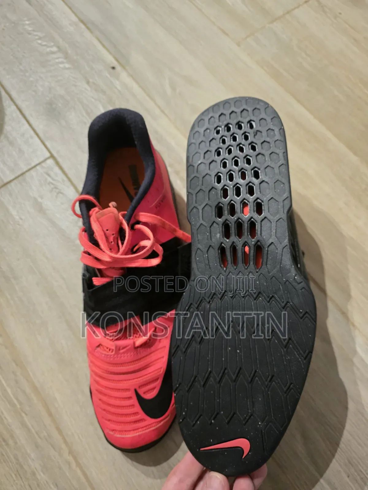 Nike Romaleos 3 Weightlifting Training Shoes Solar Red