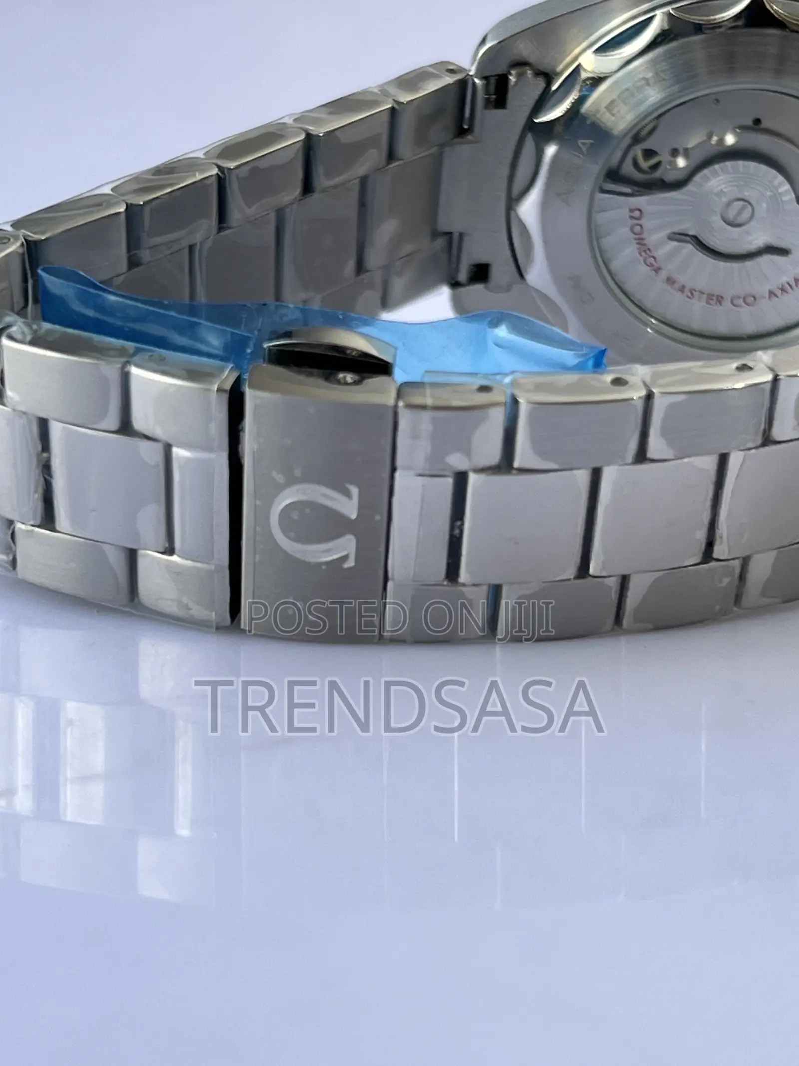 Omega Seamaster Black Dial Co Axial Master Chronometer Watch
