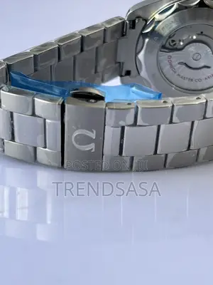 Omega Seamaster Black Dial Co Axial Master Chronometer Watch