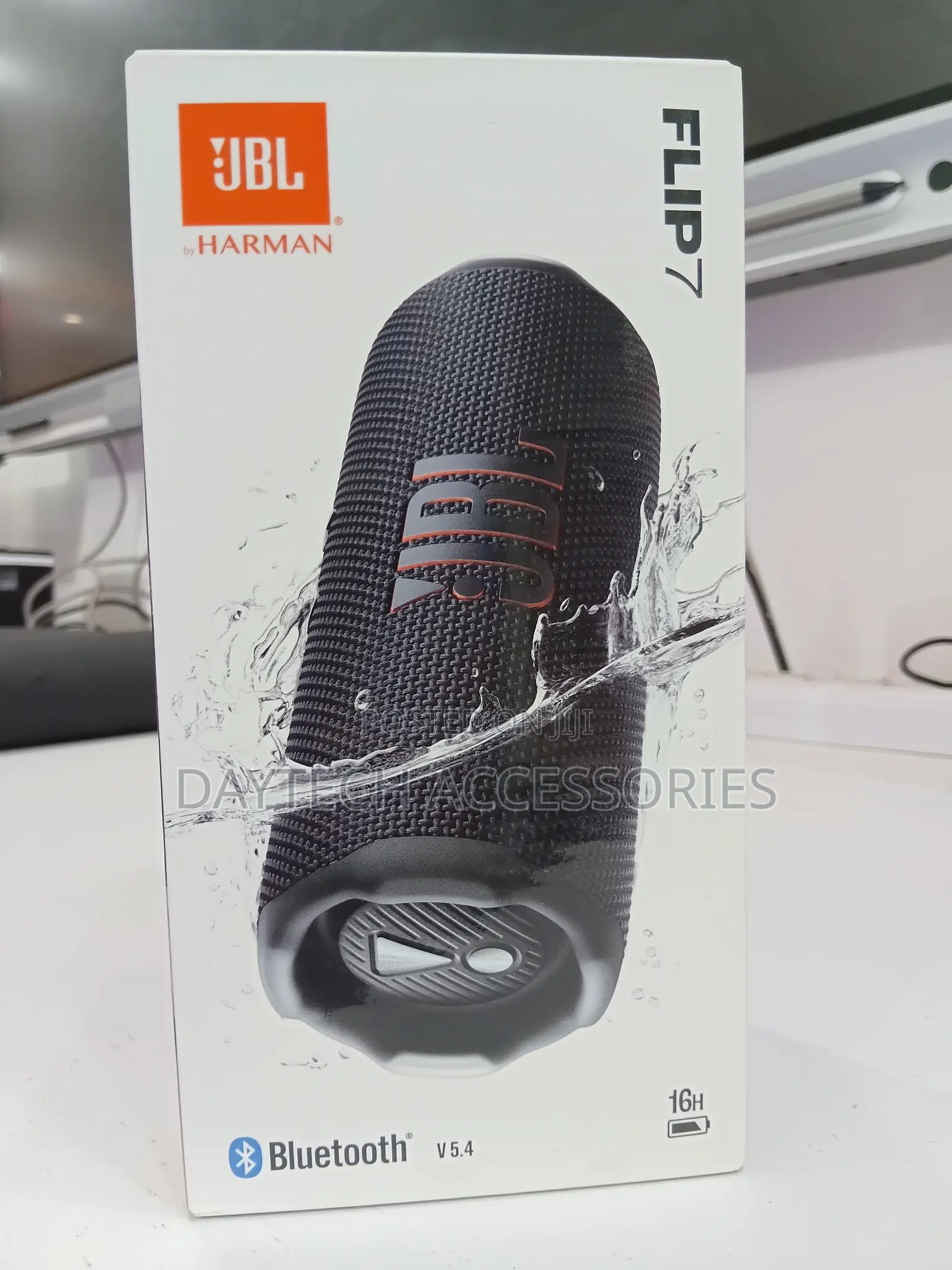 JBL Flip 7 Portable Bluetooth Speaker With a 16-Hour Battery Life.