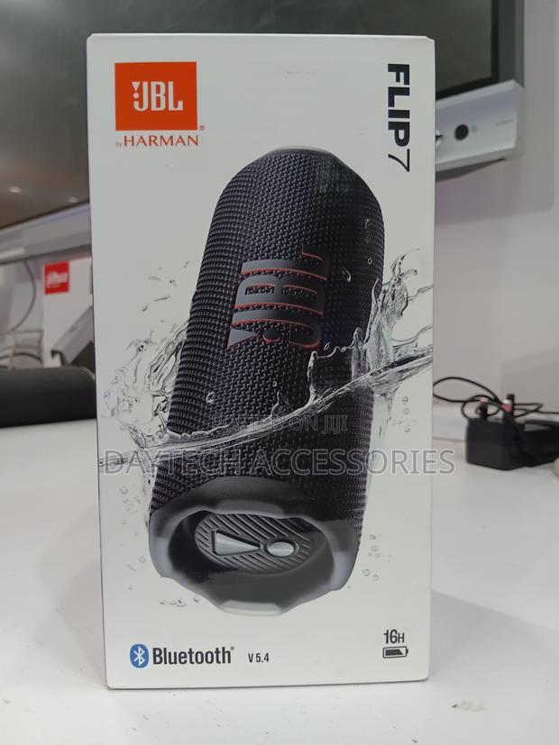 JBL Flip 7 Portable Bluetooth Speaker - Black