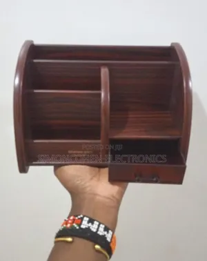 Glosen Wooden Desk Organizer for Table - Home, Office, School Etc