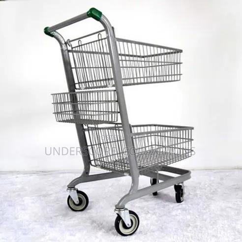 Two-Layer Shopping Trolley - main view