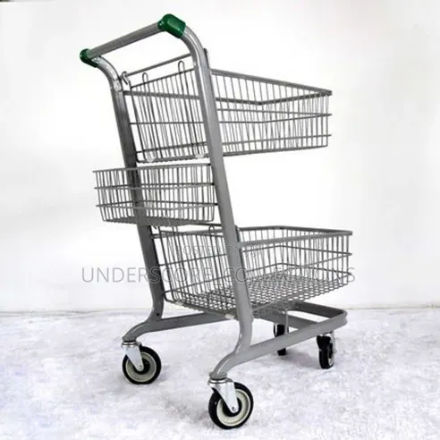 Two-Layer Shopping Trolley