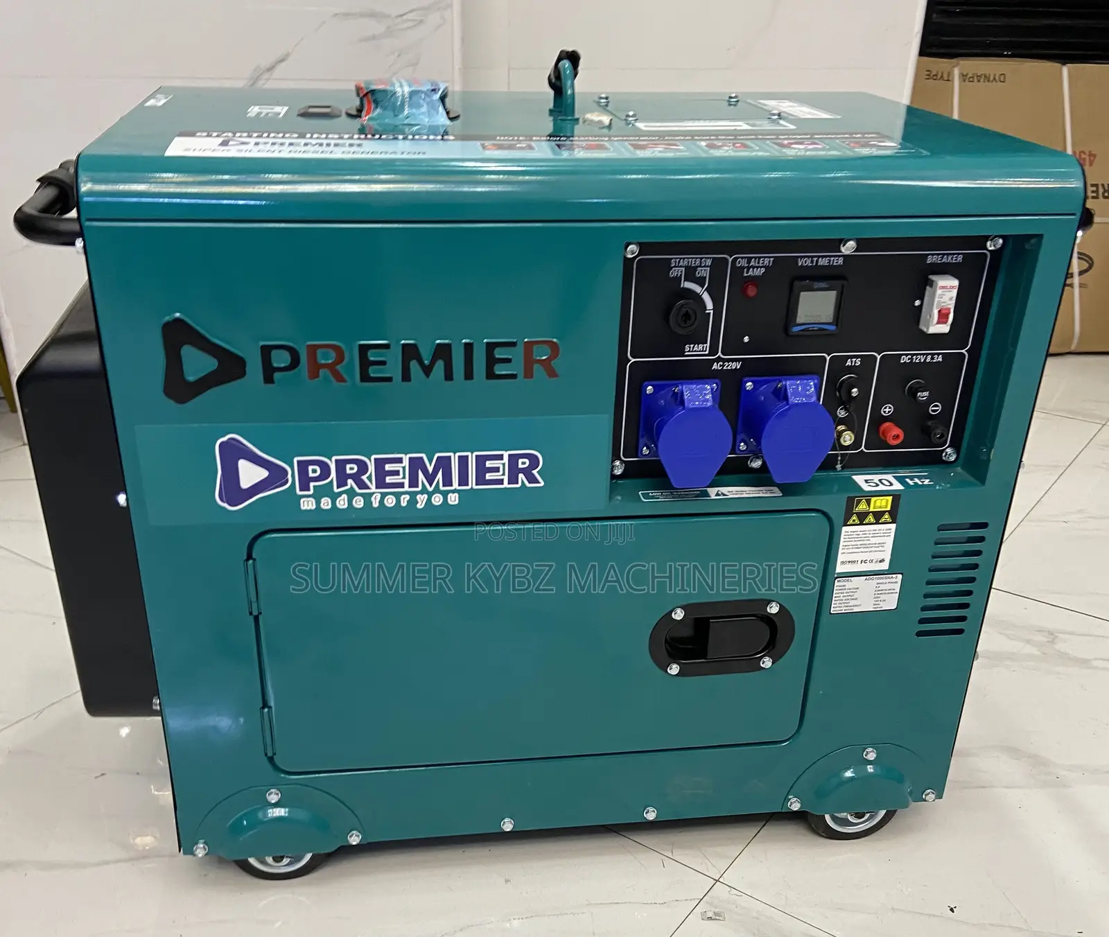 Powerful Premier Silent Diesel Generator 10kva With Ats