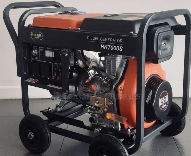 Hisaki Japan Hk7000s Open Diesel Generator 10kva