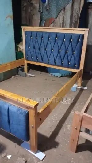 Navy Blue Chester Bed