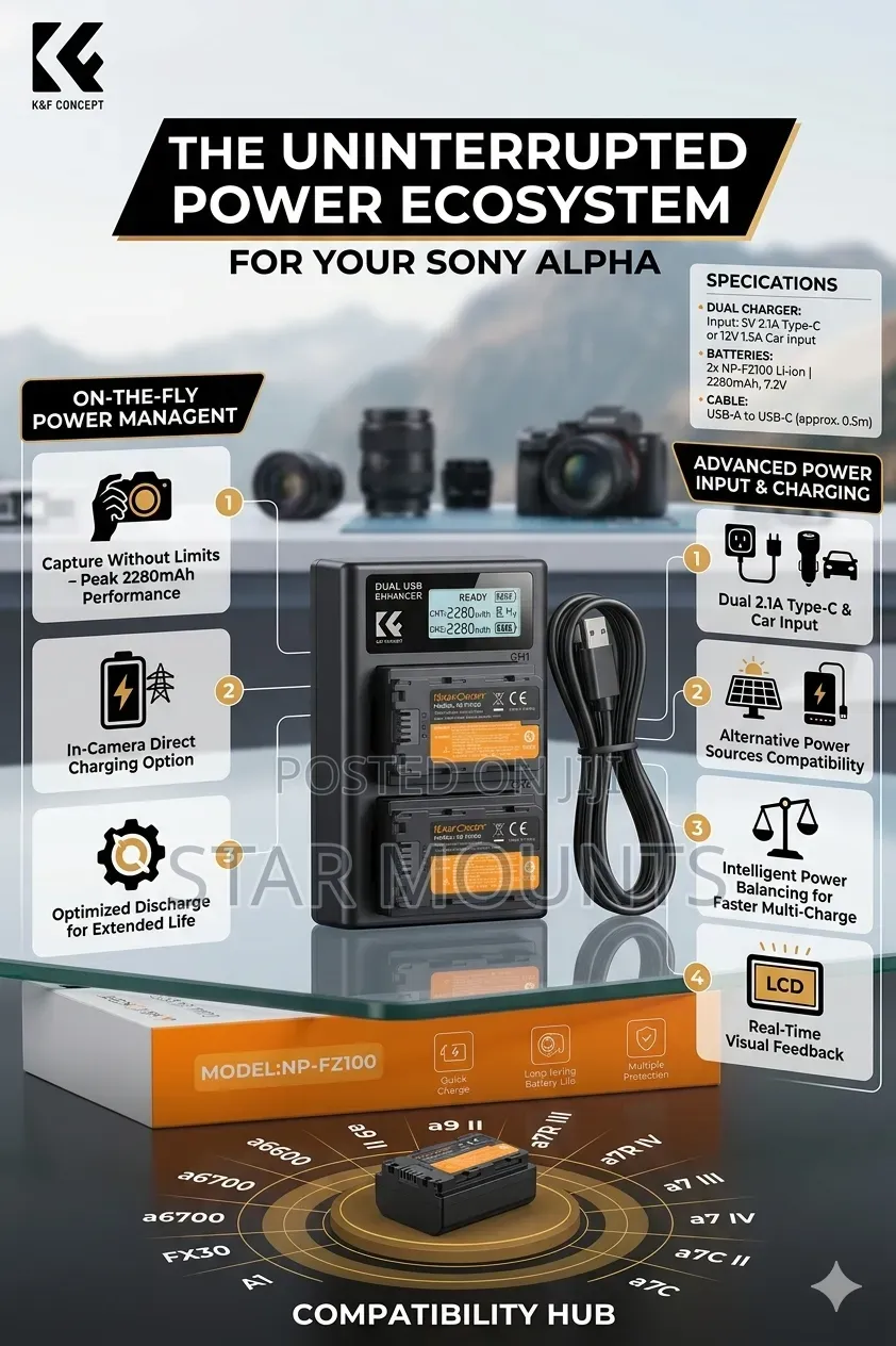 K F Sony Battery(Np: Fz-100)