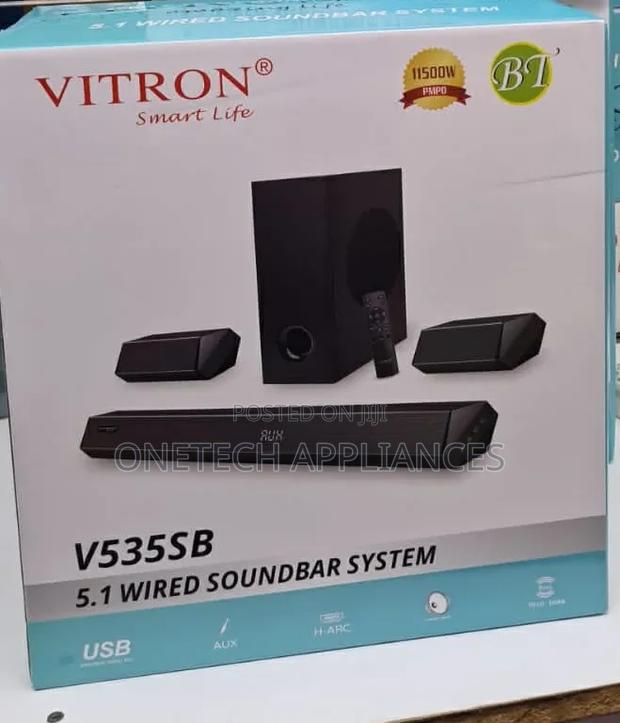 Vitron V535sb 5.1ch Wired Soundbar Subwoofer System
KSH 6,500.00