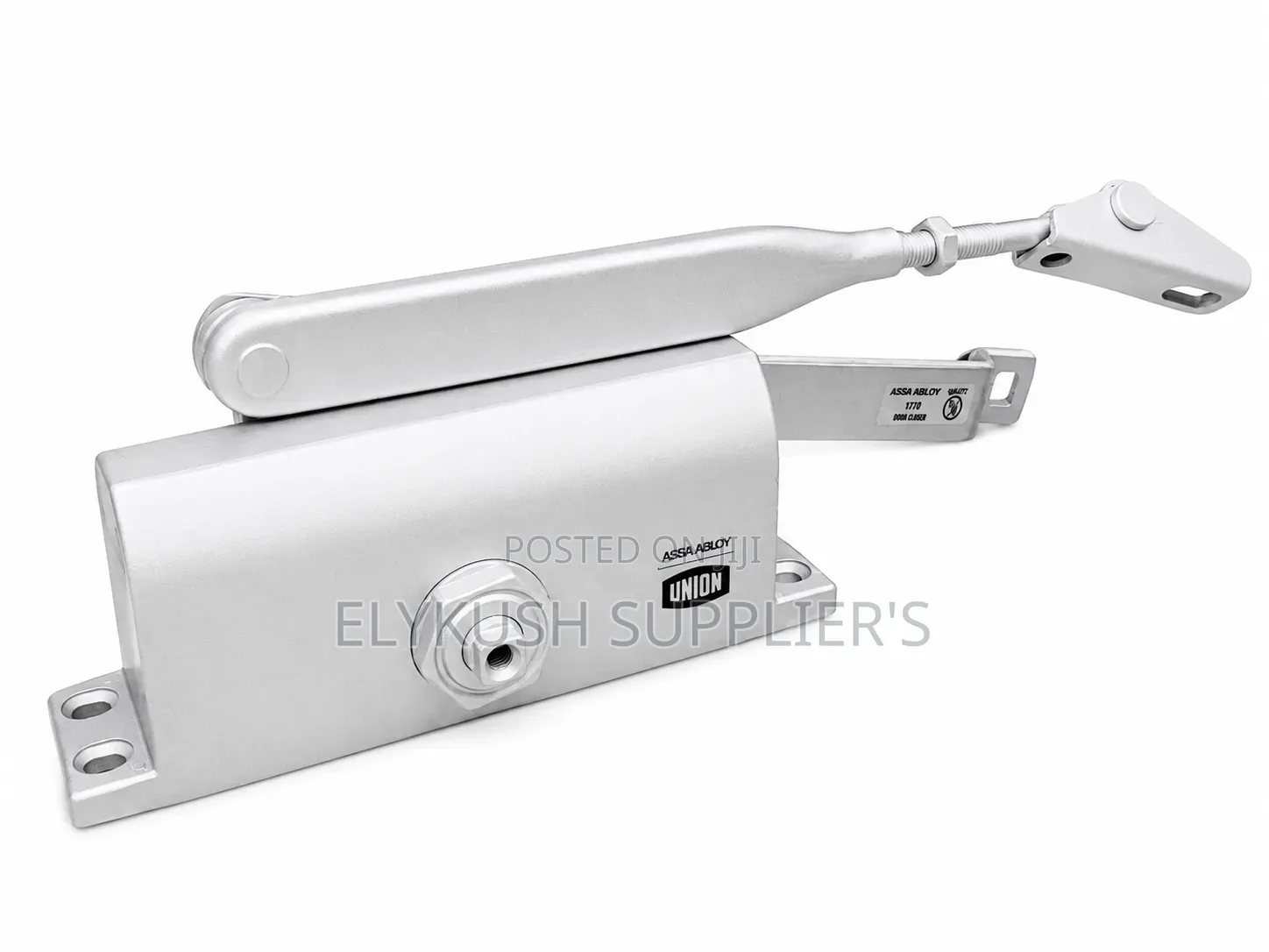 Assa Abloy Union Door Closer Hydraulic Automatic Adjustable Silver