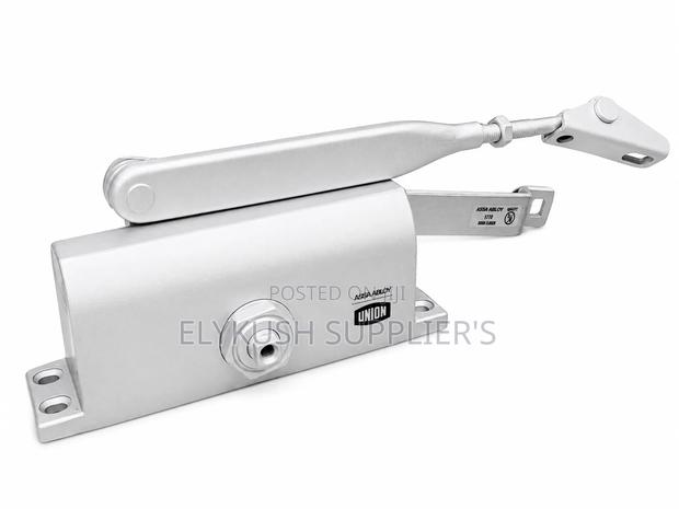 Assa Abloy Union Door Closer Hydraulic Automatic Adjustable Silver