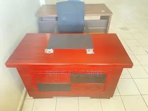 Office Desk : G1z 1400mm Mahogany Executive Office Desk