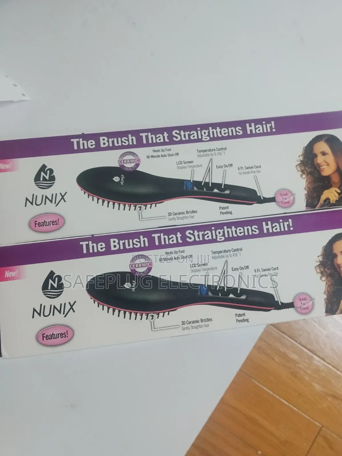 Brush Flat Iron /Hair Straightener at 1200