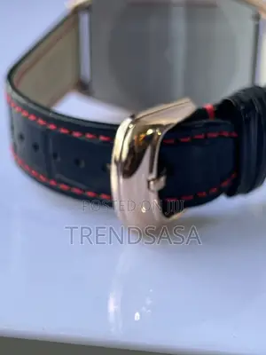 Franck Muller Casablanca Rose Gold Black Dial Red Accents Chronograph