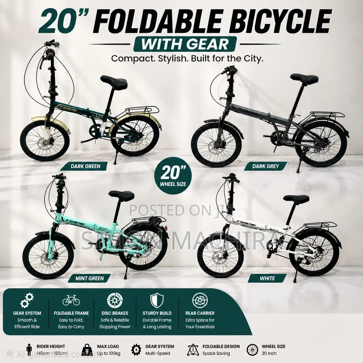 Bike Size 20 Foldable