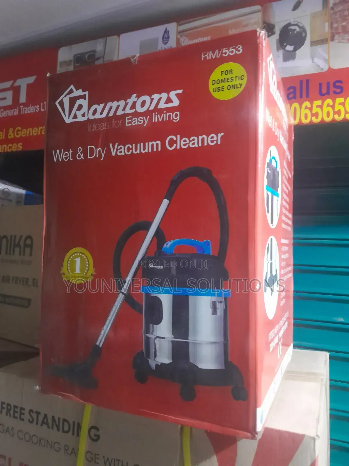 Rm/553 Ramtons Wet and Dry Vacuum Cleaner
